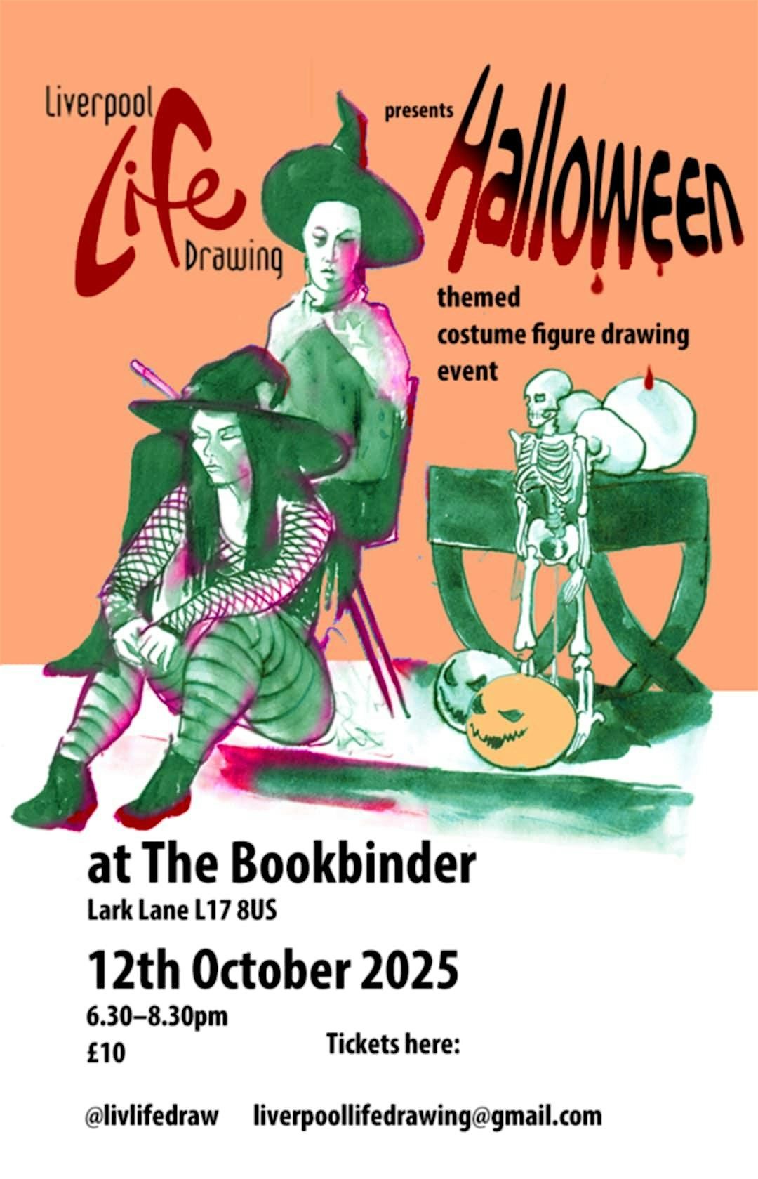 Liverpool Life Drawing Presents: Halloween!