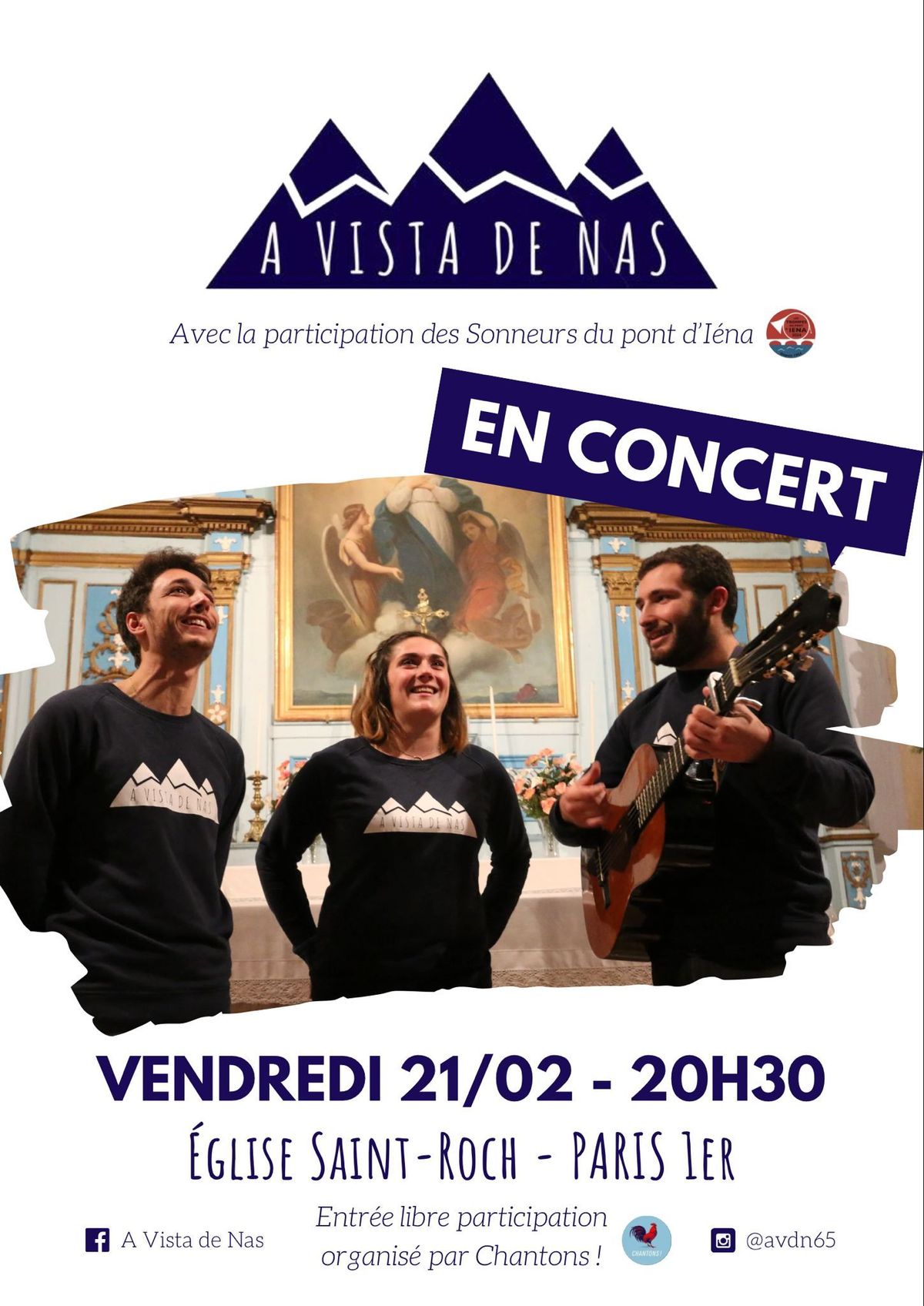 Concert A Vista de Nas x sonneurs du pont d'Iena ?