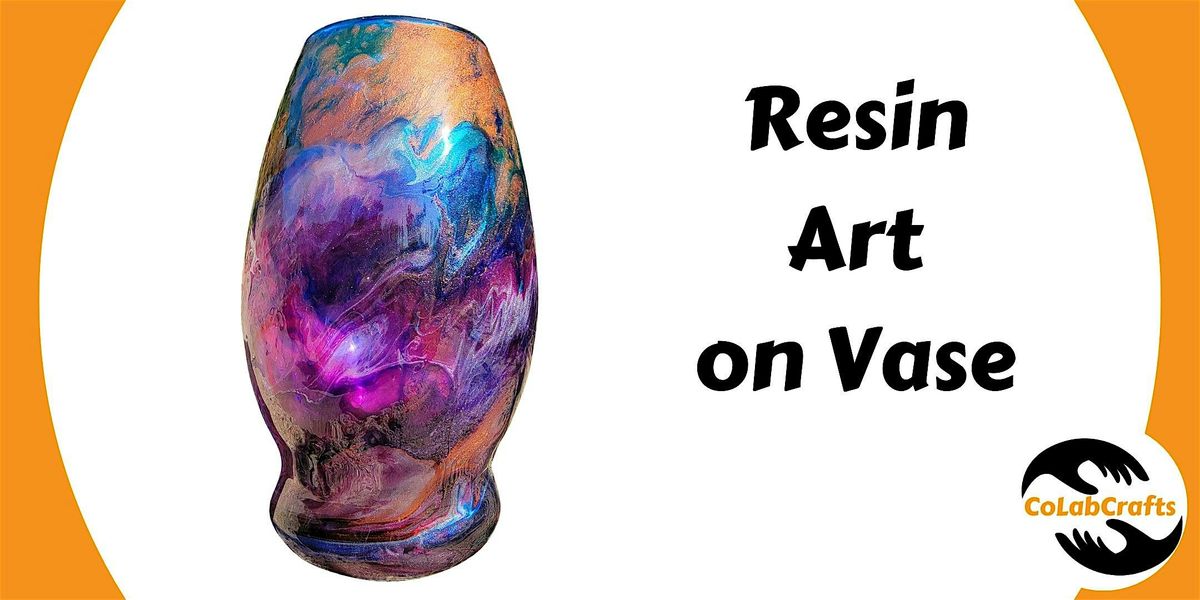 Resin Art on Vase Workshop