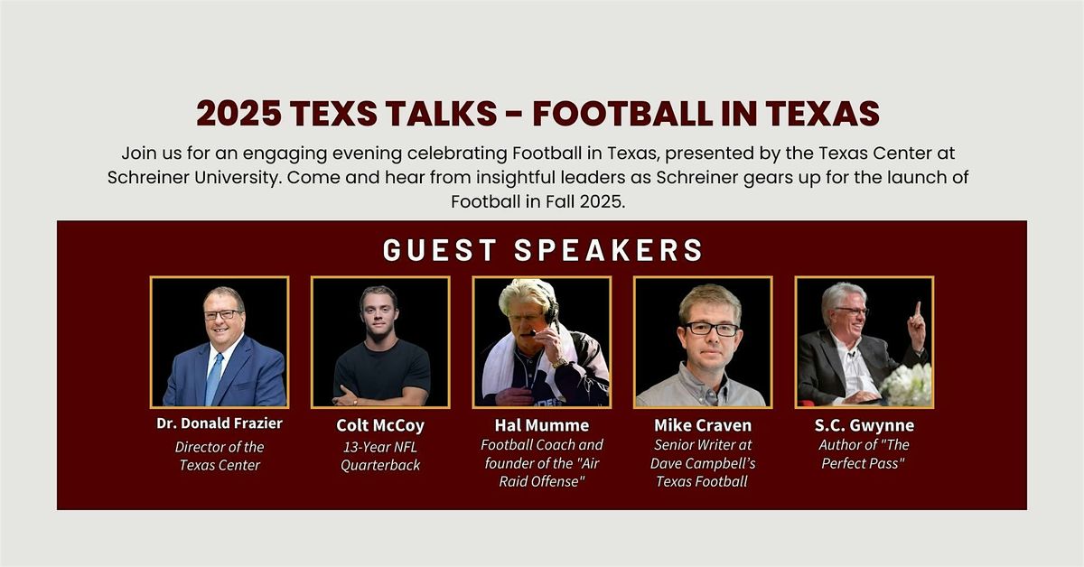 TexS Talks - Football in Texas