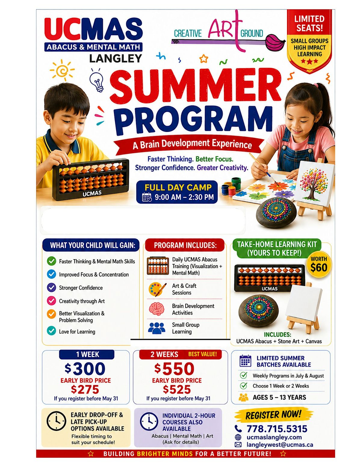Ucmas Engineering Program UCMAS Langley Summer Program 2026, UCMAS Langley Abacus & Mental Math ...
