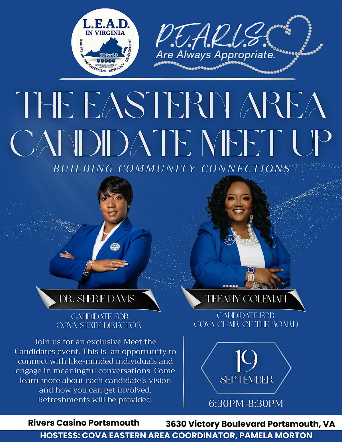 Eastern Area Meet & Greet with Dr. Sherie  Davis & Tiffany Coleman