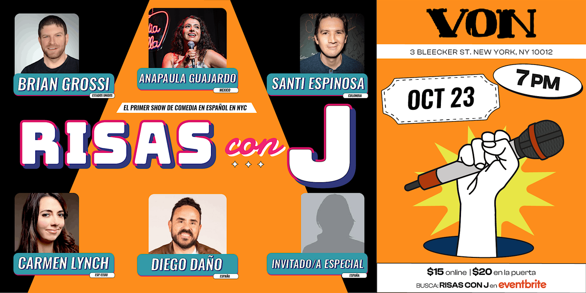 Risas con J: Stand-Up en Espa\u00f1ol (10\/23)!