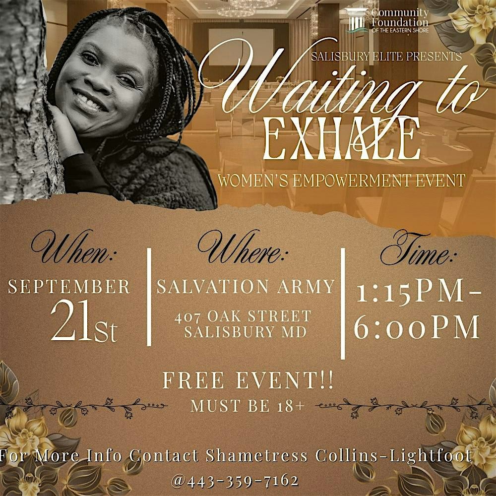 Waiting To Exhale Women\u2019s Empowerment Event