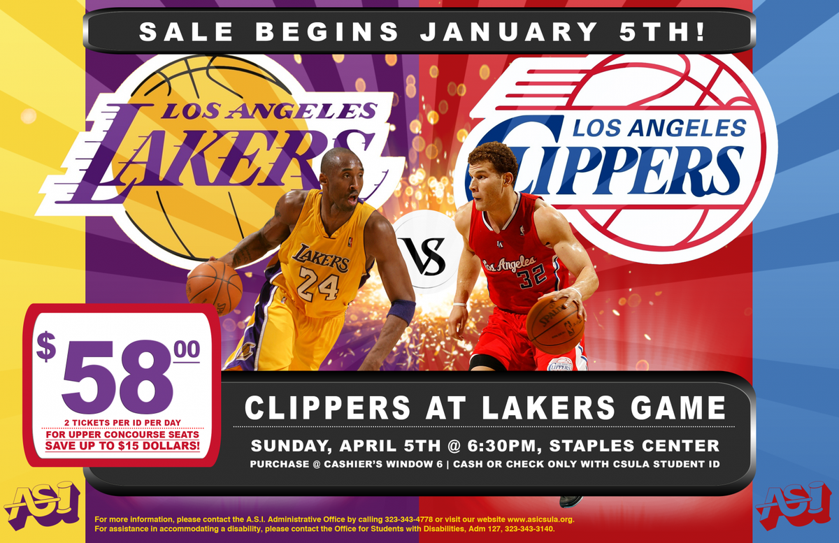 LA Clippers at Los Angeles Lakers