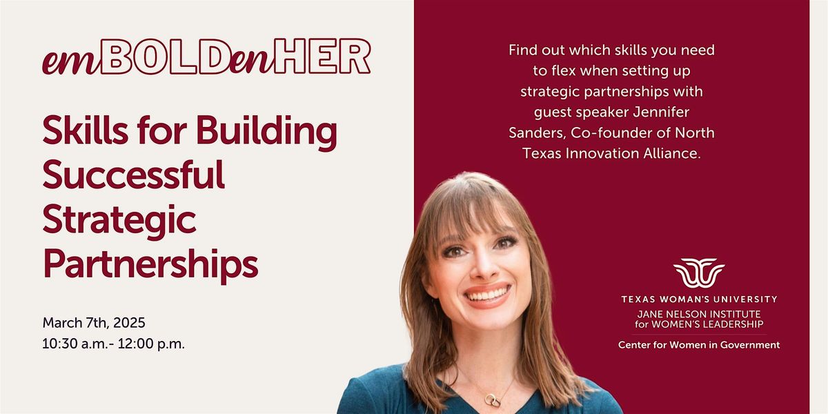 emBOLDenHER Brunch: Skills for Building Successful Strategic Partnerships