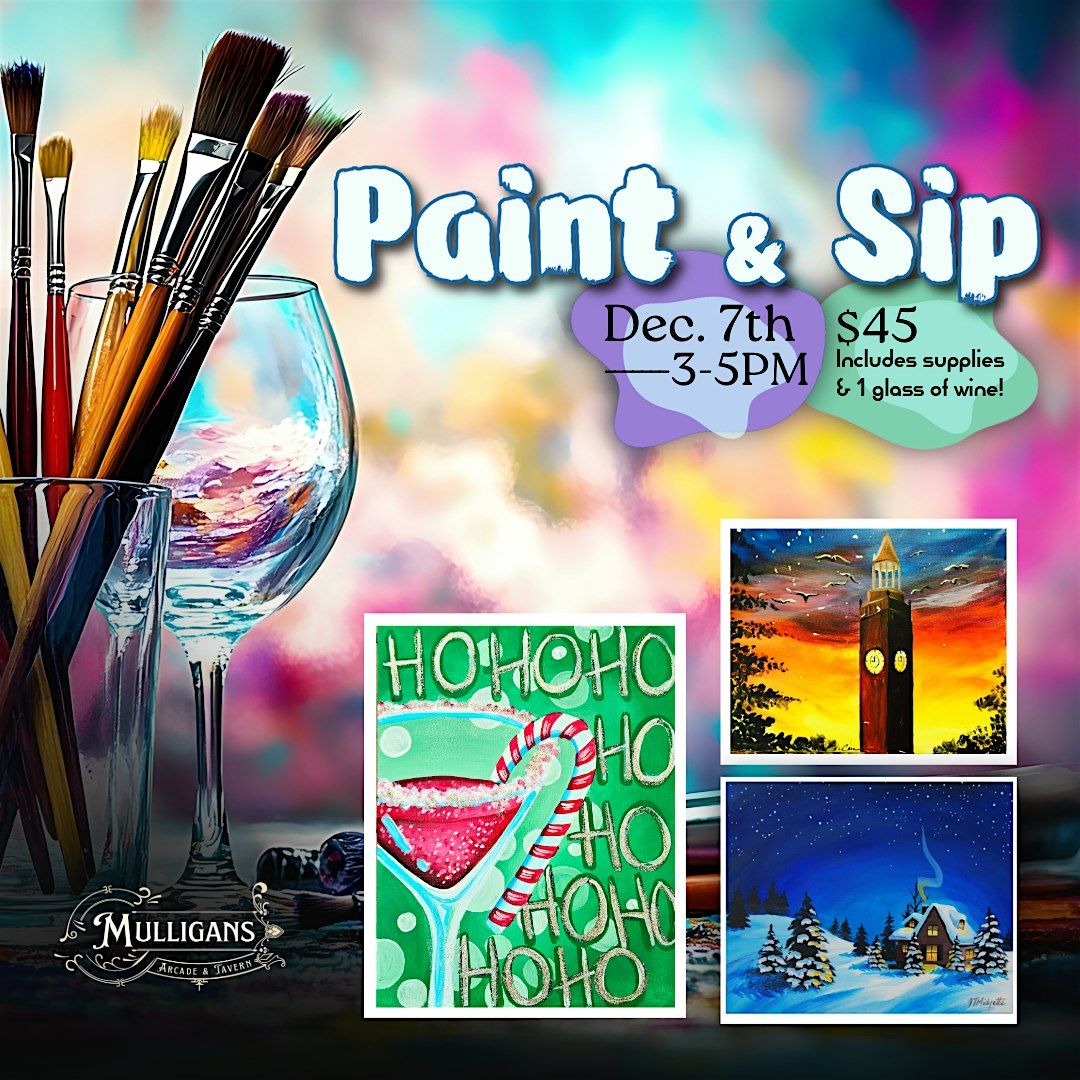 Paint N Sip at Mulligans Garner NC