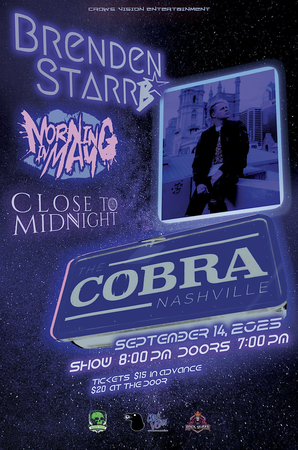 Venue: Brenden Starr | Morning in May | Close to Midnight
