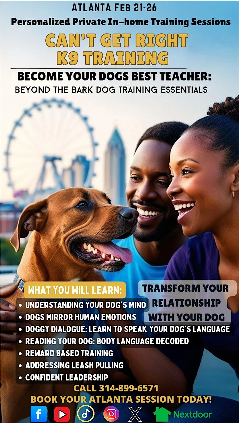 Transform Your Dog's Behavior: Beyond The Bark - Atlanta