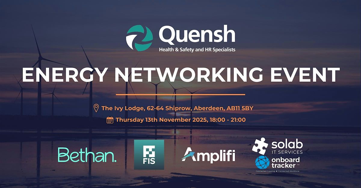 Quensh Energy Networking Drinks