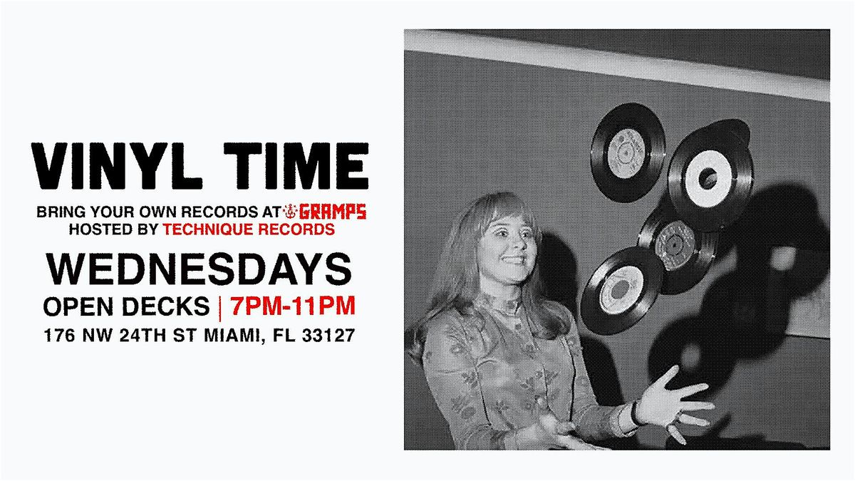 Vinyl Time! HOSTED BY TECHNIQUE RECORDS