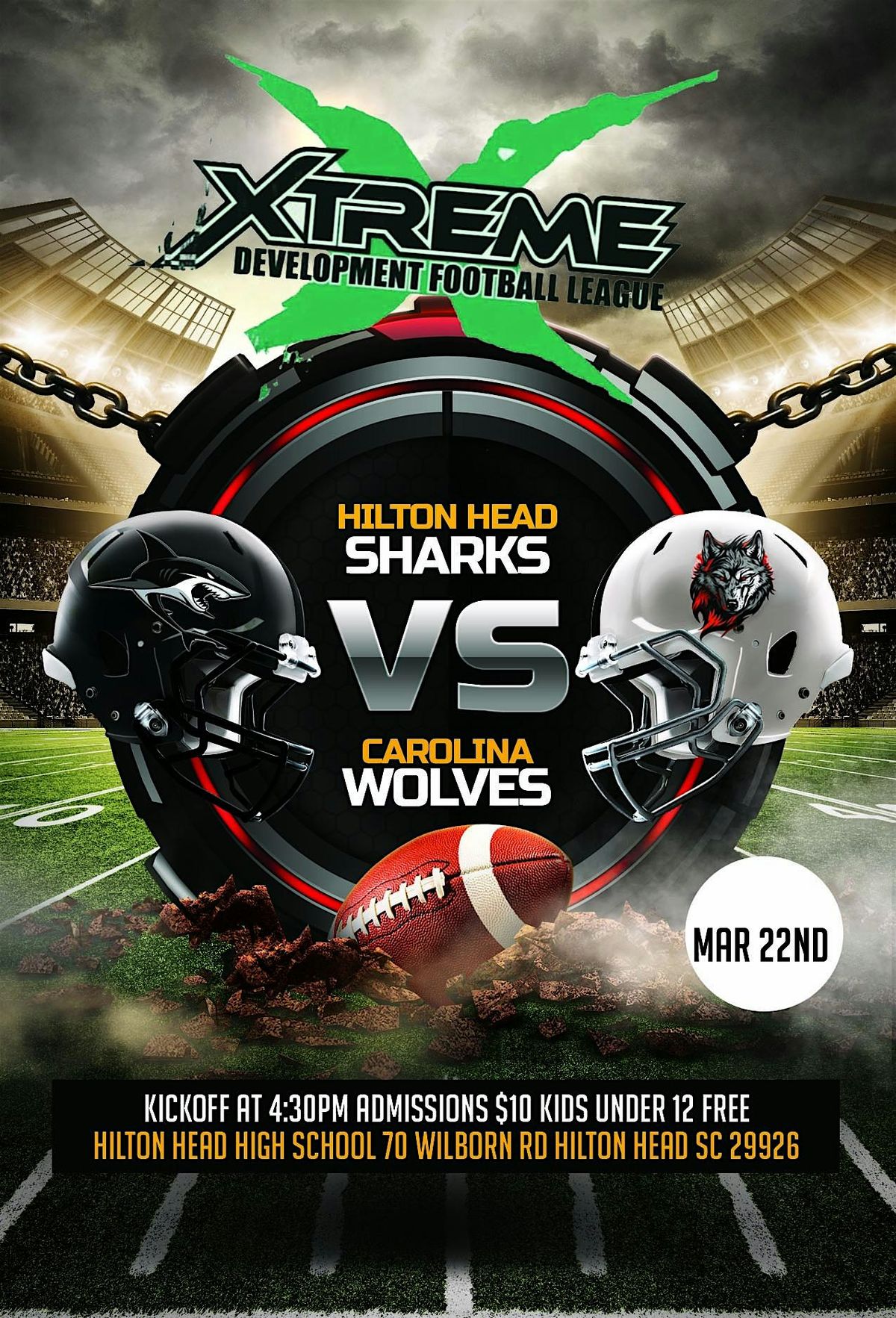 Hilton Head Sharks vs Carolina Wolves