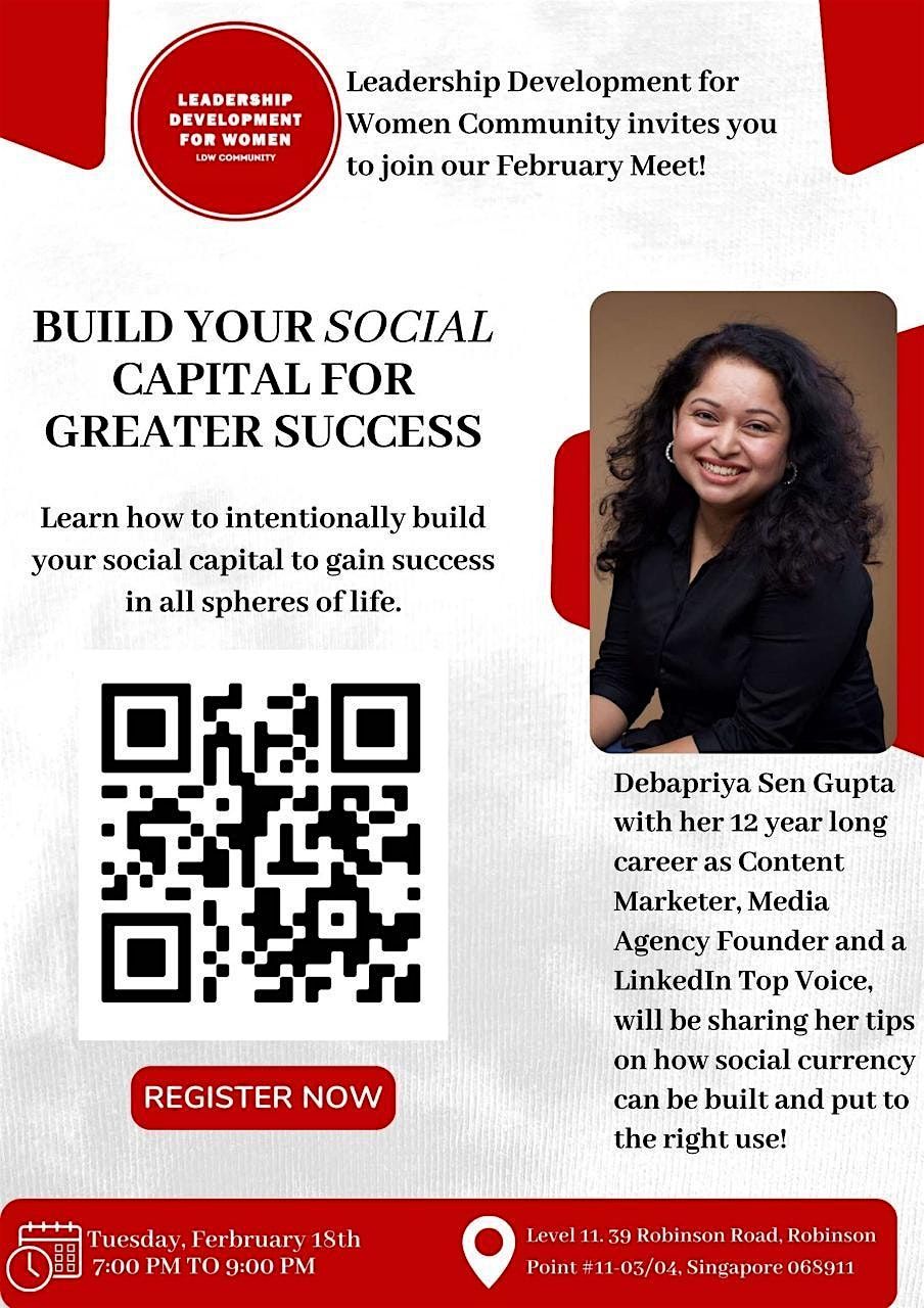 Build your social capital for greater success