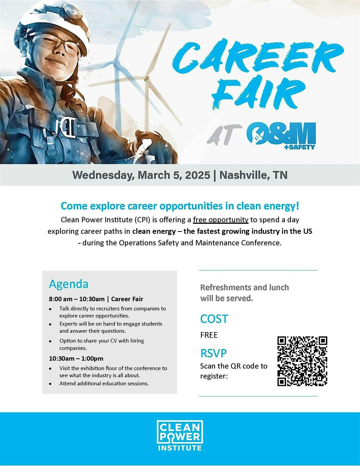 Career Fair at Operations Maintenance and Safety Conference