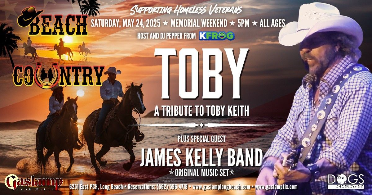 Beach Country Fest ft Toby-Toby Keith Tribute Supporting Homeless Veterans