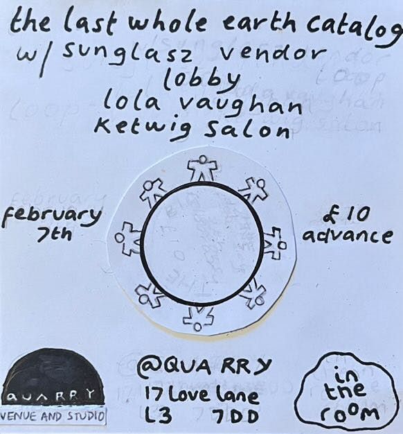 The Last Whole Earth Catalog w\/ Sunglasz Vendor, Lobby, Lola Vaughan &amp; Ketwig Salon