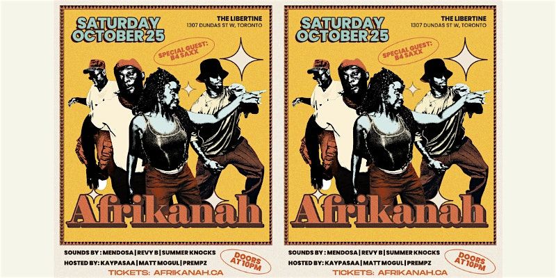 AFRIKANAH AFROBEATS EXPERIENCE (OCTOBER EDITION)