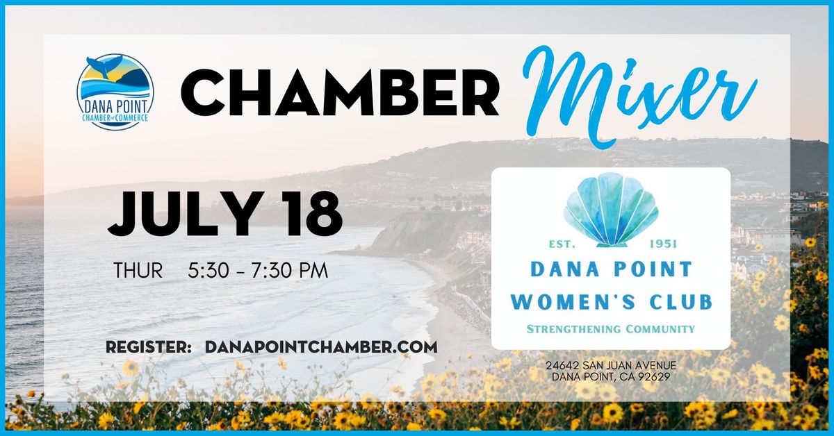 Chamber Mixer: Dana Point Women's Club