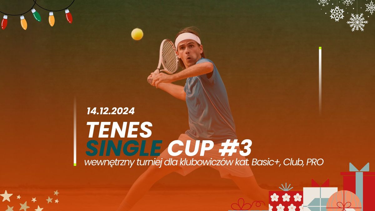 \u015awi\u0105teczny Turniej TENES Single Cup #3, kat. Basic+, Club, PRO