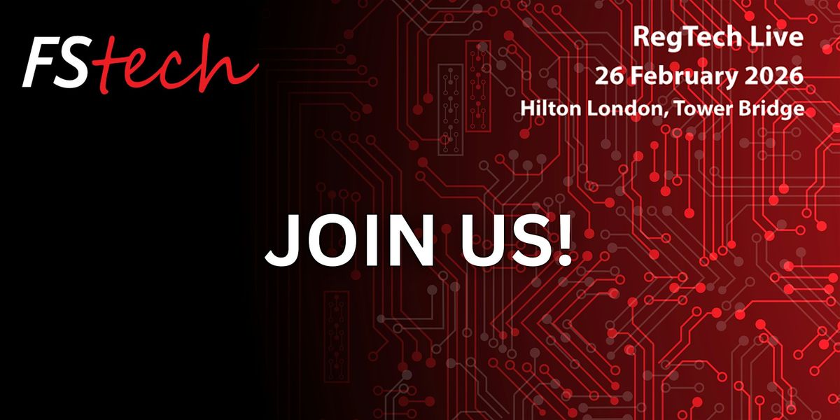 RegTech Live: an FStech Conference