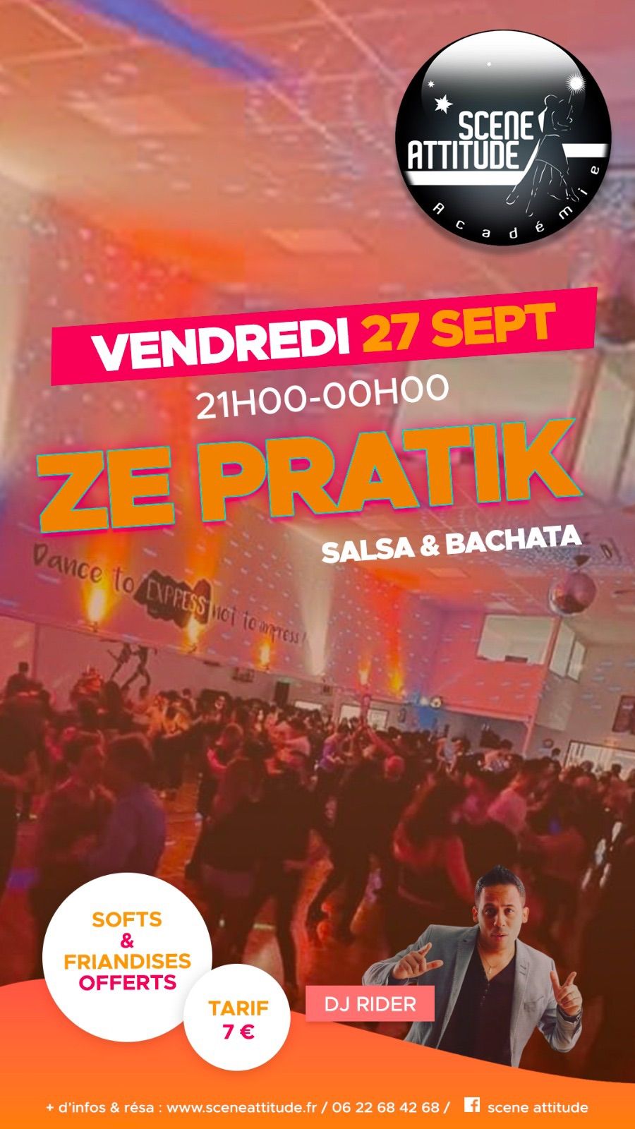 \u00ab ZE PRATIK SALSA\/BACHATA \u00bb - 27 sept