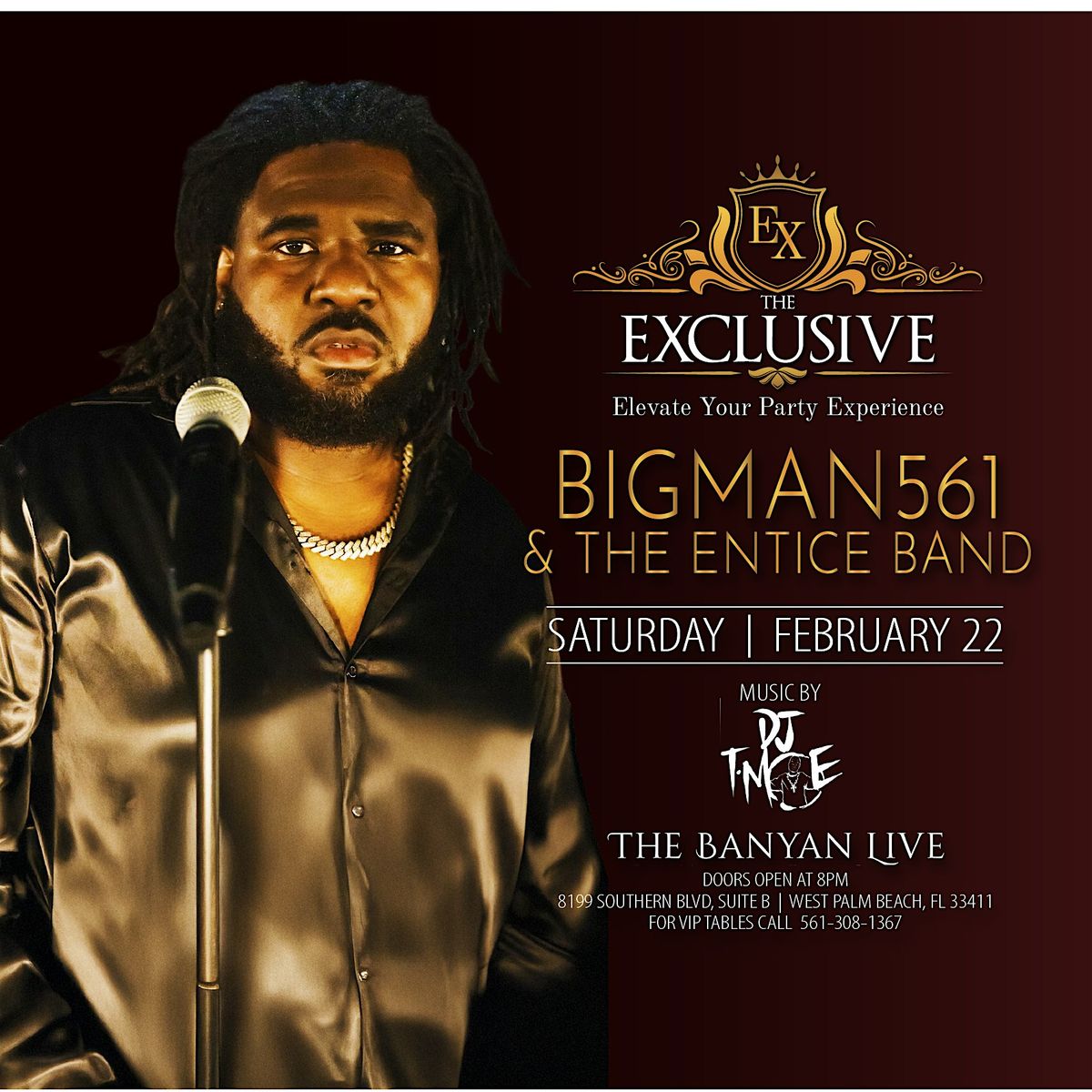 EXCLUSIVE LIVE- FEATURING BIGMAN561 BAND