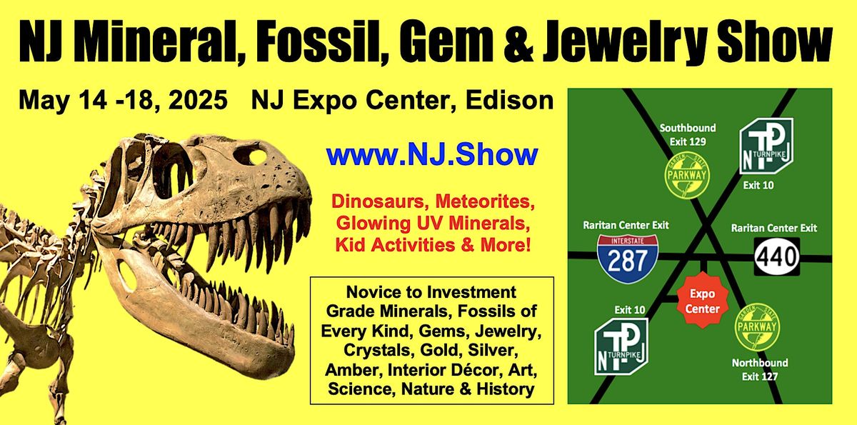 NJ Mineral, Fossil, Gem & Jewelry Show