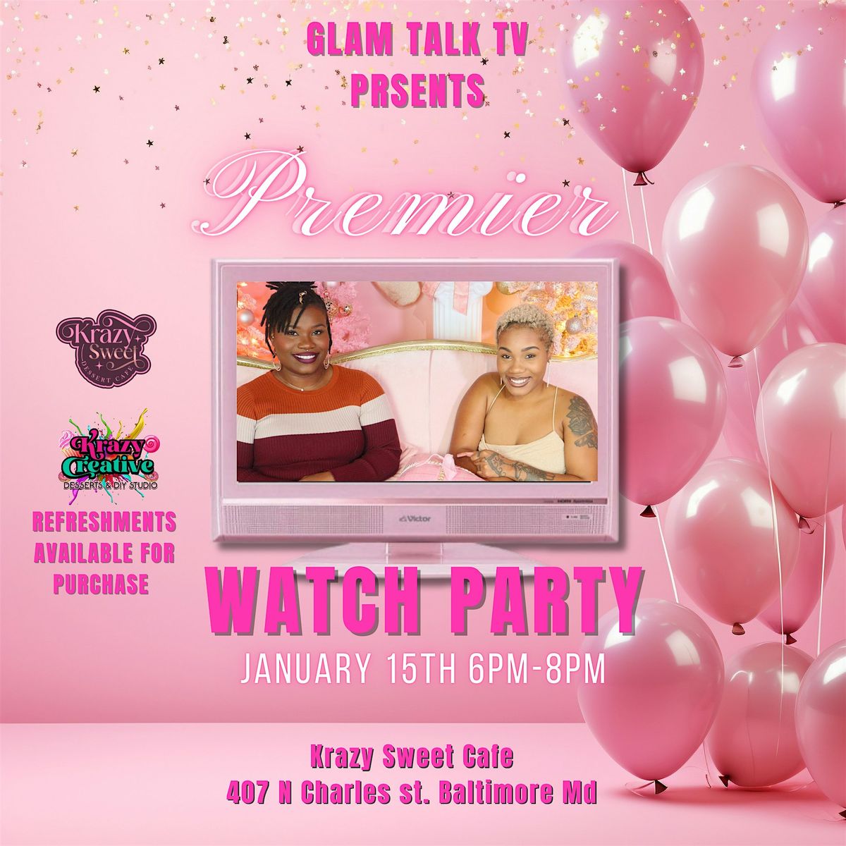 Glam Talk Tv Podcast Release Watch Party