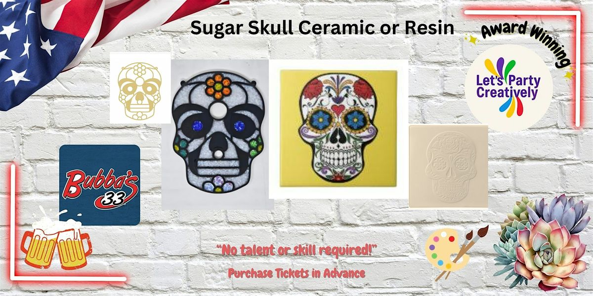 Sugar Skull Resin or Ceramic (calaveras)