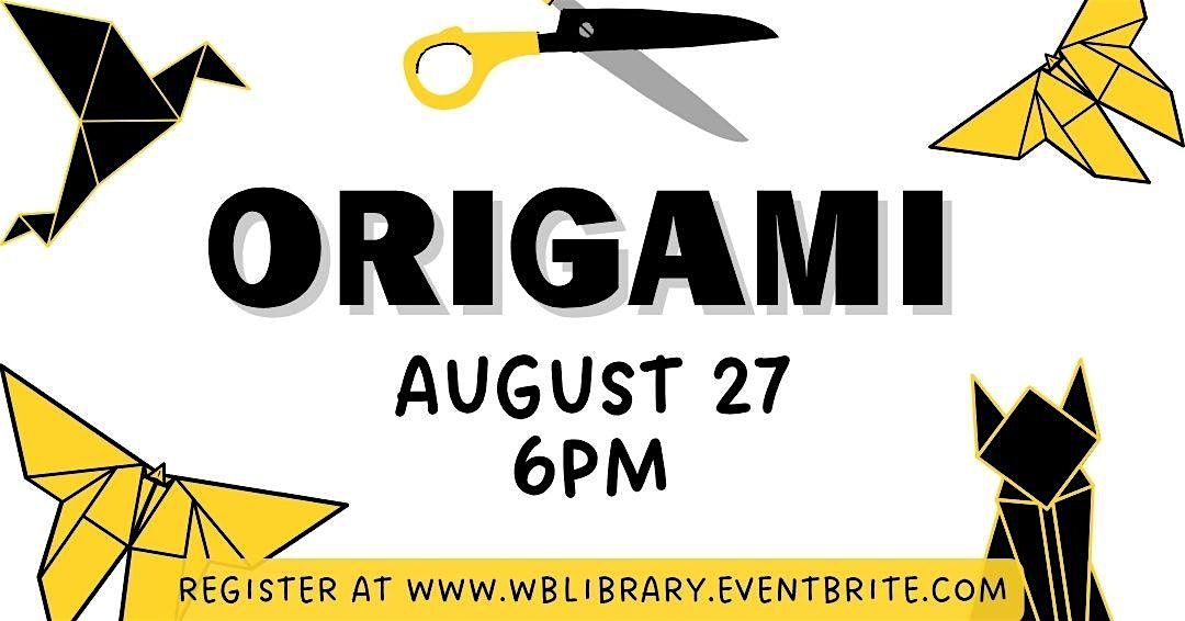 DIY Wednesday-Origami( 14+Program)