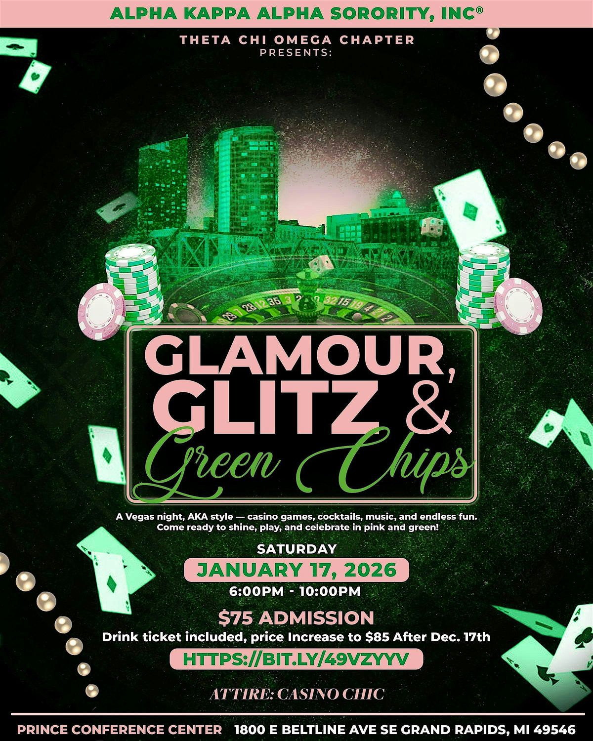 Glamour, Glitz & Green Chips - Founders' Day 2026