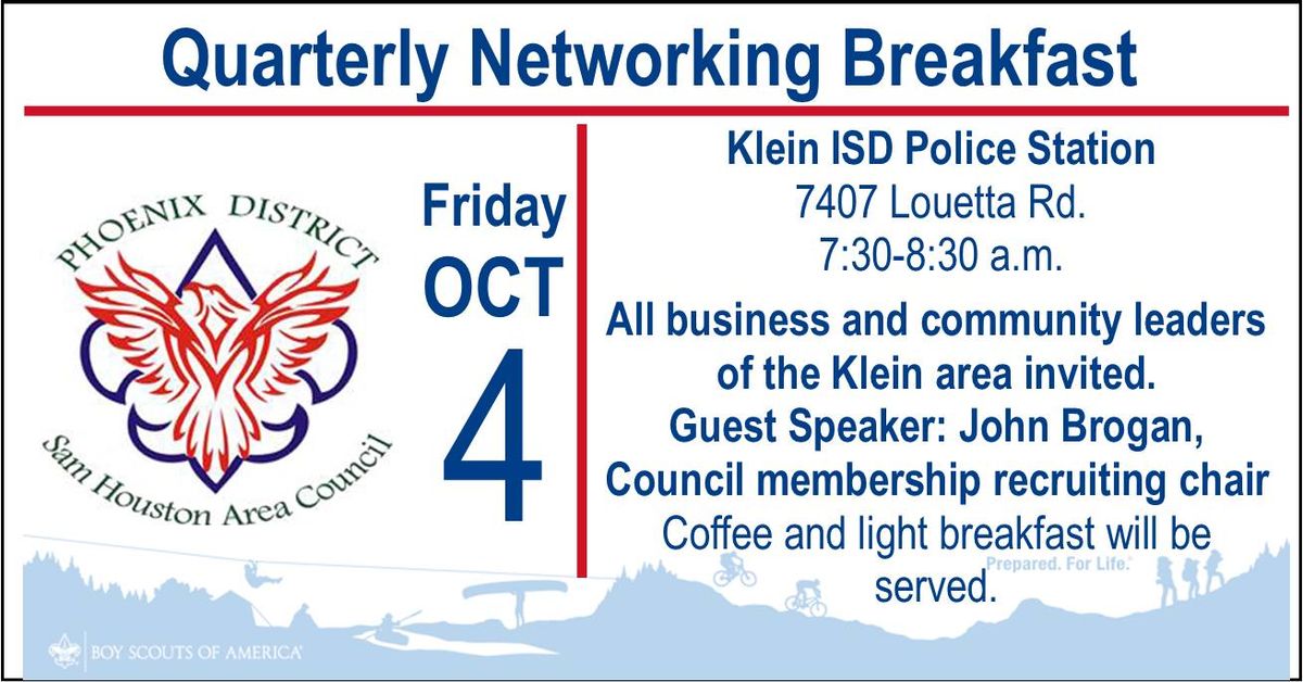 Phoenix District Quarterly Networking Breakfast