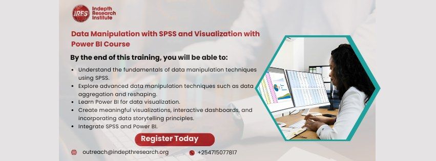 Training Workshop on Data Manipulation with SPSS and Visualization with Power BI