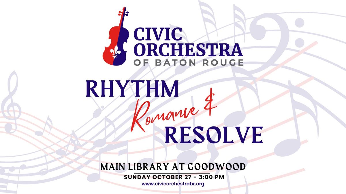 COBR Presents Rhythm, Romance & Resolve