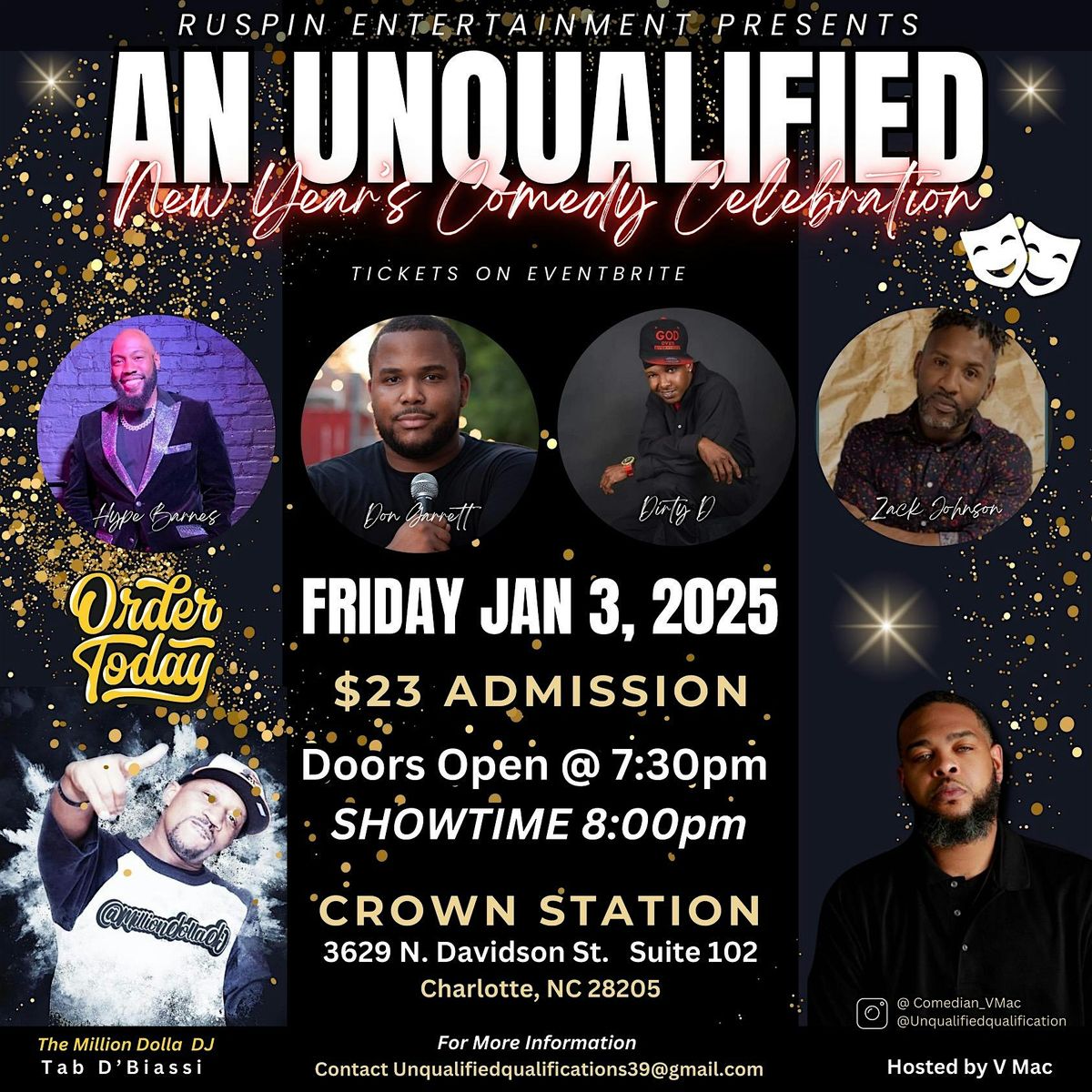 An unqualified new year\u2019s comedy celebration