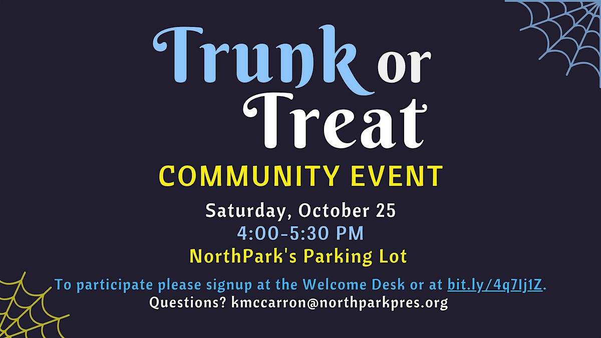 Trunk or Treat at NorthPark Presbyterian