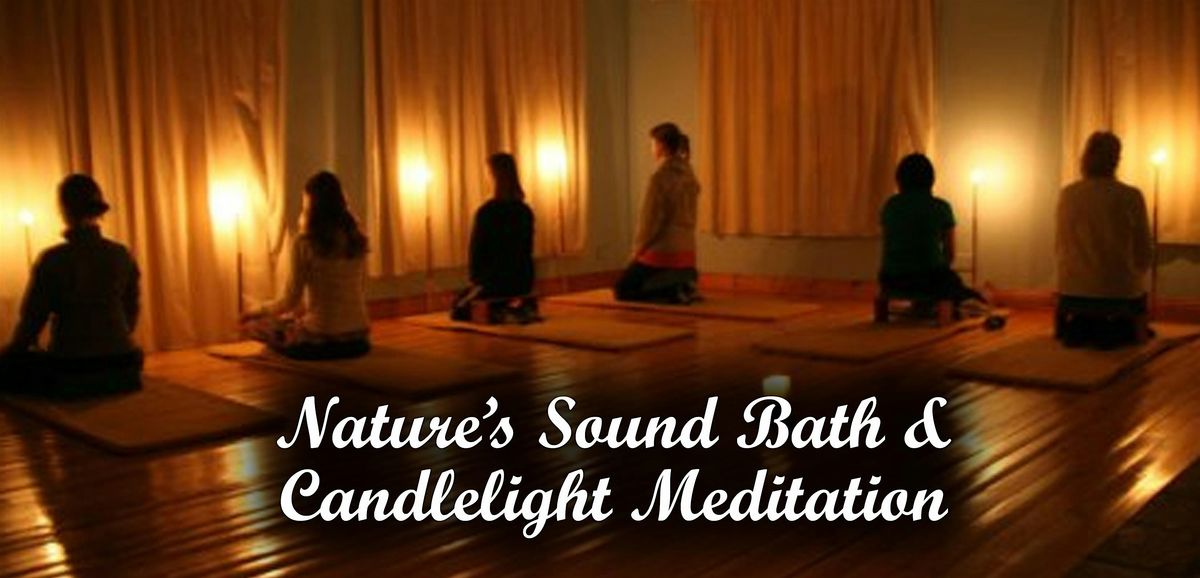 New Moon Candlelight Meditation + Nature Cystral Bowl Sound Bath