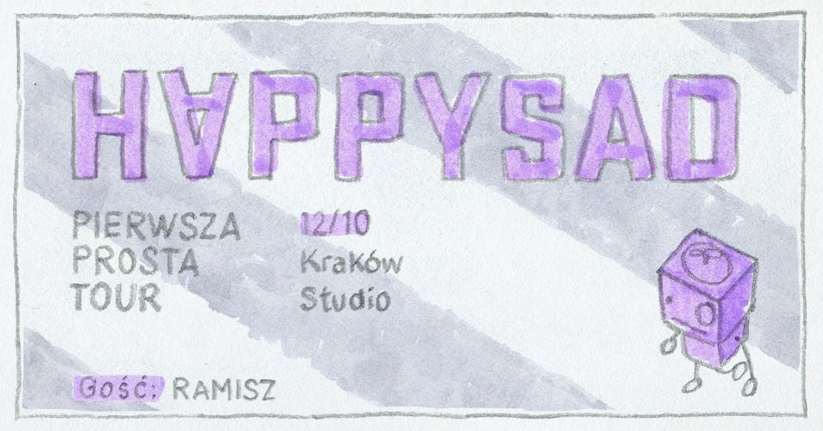 Happysad | Pierwsza Prosta Tour | 12.10.2024 | Krak\u00f3w, Klub Studio 