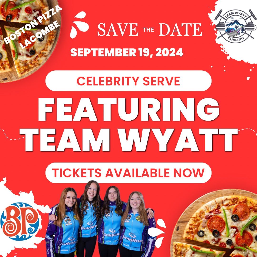 TEAM WYATT CURLING CELEBRITY SERVE