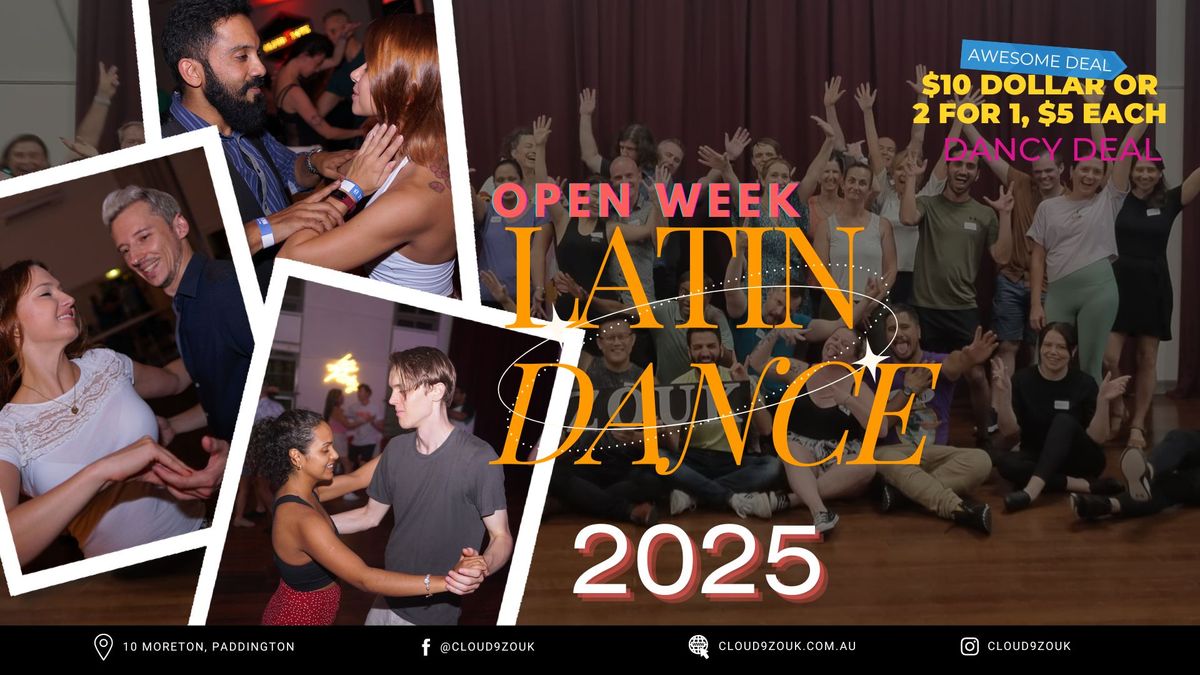 Latin Dancing Open Week Term 1 | Tue 14th Jan 2025\ud83d\udc83\ud83d\udd7a\ud83e\udd73