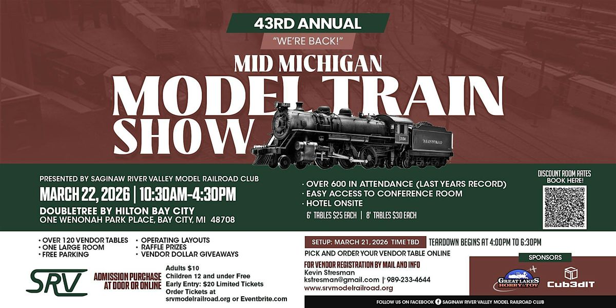 2026 Mid Michigan Model Train Sale