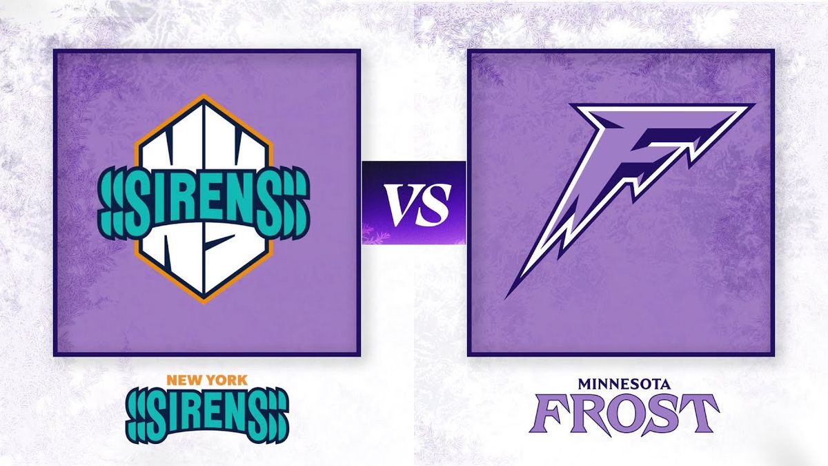 New York Sirens at Minnesota Frost at Grand Casino Arena