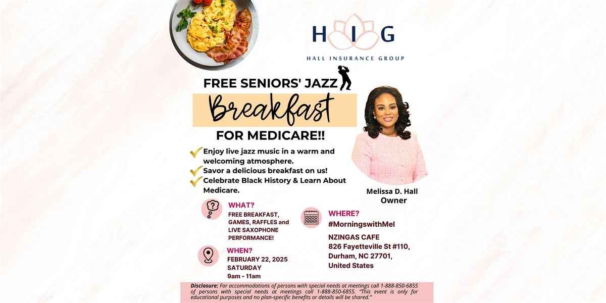 FREE SENIORS' JAZZ BREAKFAST FOR MEDICARE