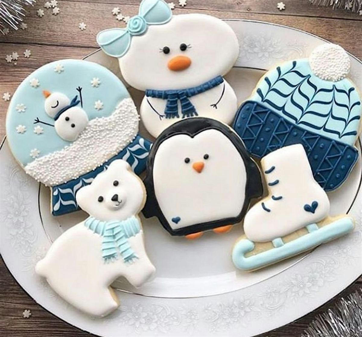 Winter cookie decorating class