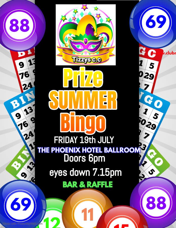 summer prize bingo 