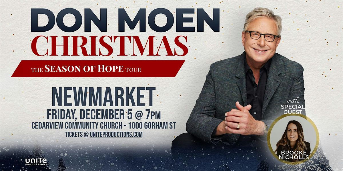 Don Moen Christmas - 'The Season Of Hope Tour' | Newmarket, ON