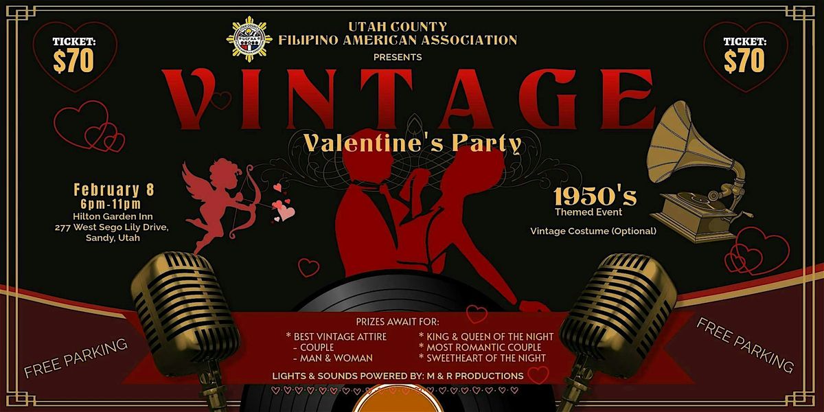 VINTAGE Themed Valentine's Party