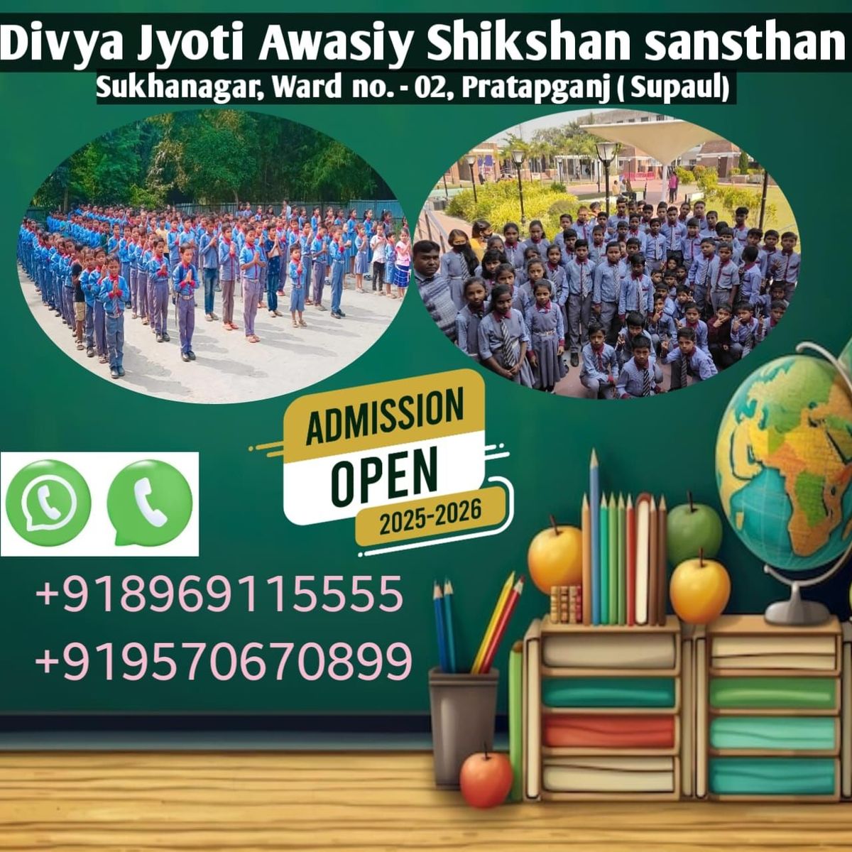 New batch starting at Divya Jyoti Awasiy Shikshan Sansthan