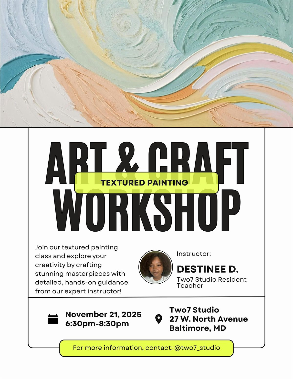 Textured Painting Workshop