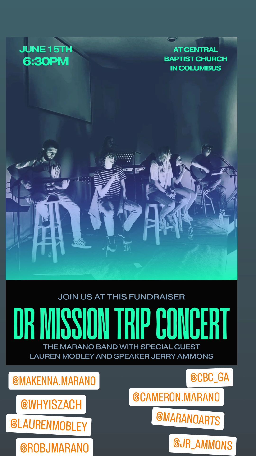 DR Mission Trip Fundraising Concert (Maranos)